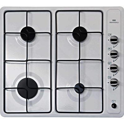 New World GHU601 60cm Gas Hob with FSD in White